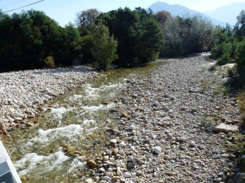 About 40 km from home, I stopped to photograph this river that hardly ever flows as water is led away with a canal and weir higher up. (Author: Pierre Joubert)