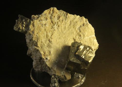 Pyrite<br />Ampliación a Victoria Mine, De Alcarama Range, Navajún, Comarca Cervera, La Rioja, Spain<br />84mm x 61mm x 52mm<br /> (Author: franjungle)