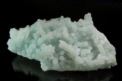 Prehnite after Laumontite<br />Malad Quarry, Malad, Mumbai (Bombay), Mumbai District, Maharashtra, India<br />4.2 x 10.0 x 20.0 cm<br /> (Author: crosstimber)