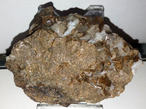 Granate (Grupo)<br />Mina Roca del Turó, Costabona, Espinavell (Espinabell), Molló, Comarca Ripollès, Gerona / Girona, Cataluña / Catalunya, España<br />7x5,5 cm.<br /> (Autor: Adri Rodríguez)