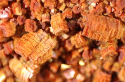 Vanadinite<br />ACF Mine, Mibladen mining district, Mibladen, Midelt, Midelt Province, Drâa-Tafilalet Region, Morocco<br />FOV 9 mm<br /> (Author: franjungle)