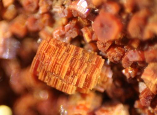 Vanadinite<br />ACF Mine, Mibladen mining district, Mibladen, Midelt, Midelt Province, Drâa-Tafilalet Region, Morocco<br />FOV 8 mm<br /> (Author: franjungle)