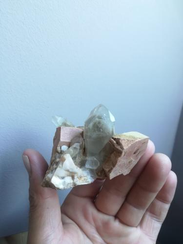 Albita, Microclina y Cuarzo<br />Gualba de Dalt, Gualba, Comarca Vallès Oriental, Barcelona, Catalonia / Catalunya, Spain<br />7x8cm aprox<br /> (Autor: ximocompany)