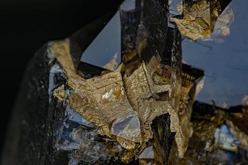 Quartz, Rutile<br />Punta d'Aurona, Brig District, Wallis (Valais), Switzerland<br /><br /> (Author: am mizunaka)