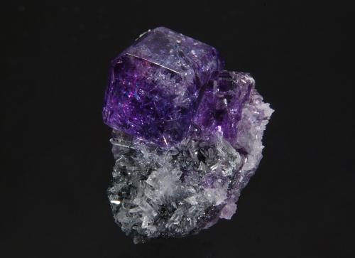 Fluorite<br />Yongchun, Quanzhou Prefecture, Fujian Province, China<br />2.1 x 2.9 cm<br /> (Author: crosstimber)