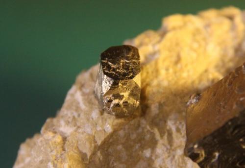 Pyrite<br />Ampliación a Victoria Mine, De Alcarama Range, Navajún, Comarca Cervera, La Rioja, Spain<br />77mm x 70mm x 62mm<br /> (Author: franjungle)