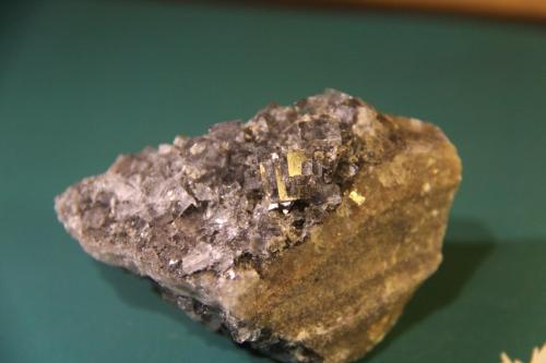 Fluorite<br />Emilio Mine, Obdulia vein, Caravia mining area, La Rubiera, Loroñe, Colunga, Comarca de la Sidra, Principality of Asturias (Asturias), Spain<br />52 mm x 44 mm x 40 mm<br /> (Author: franjungle)