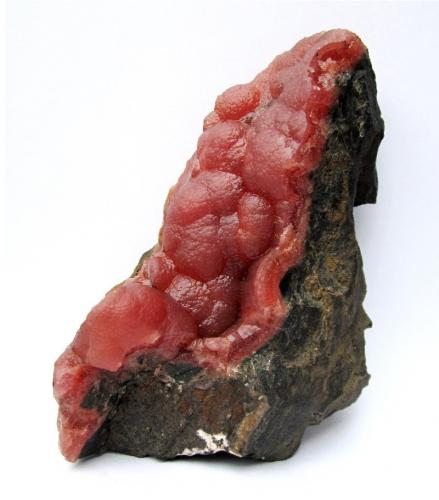 Rhodochrosite<br />Ushkatyn No. 1 deposit, Ushkatyn deposits, Zhayrem, Karaganda Region, Kazakhstan<br />Specimen height 11 cm<br /> (Author: Tobi)