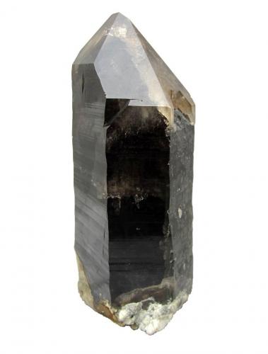 Quartz (variety smoky)<br />Zinggenstöcke, Oberaar Lake area, Grimsel area, Hasli Valley, Bern, Switzerland<br />Specimen height 20 cm<br /> (Author: Tobi)