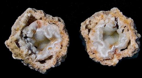 Quartz with Quartz (variety chalcedony)<br />Indiana, USA<br />15 cm x 15 cm<br /> (Author: Bob Harman)