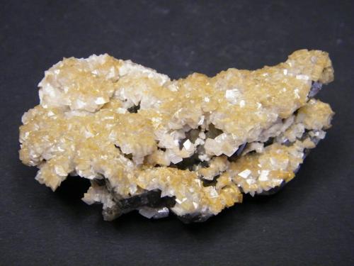 Calcite and Cerussite<br />Tsumeb Mine, Tsumeb, Otjikoto Region, Namibia<br />75mm x 48mm x 37mm<br /> (Author: Heimo Hellwig)