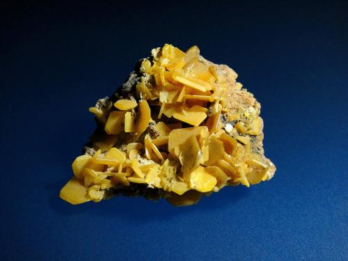 Wulfenita<br />Sidi Amer, Touissit, Distrito Touissit, Provincia Jerada, Región Oriental, Marruecos<br />4 x 3 cm.<br /> (Autor: Antonio P. López)