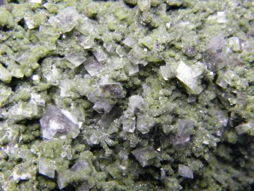 Calcite and Smithsonite<br />Mina Tsumeb, Tsumeb, Región Otjikoto, Namibia<br />61mm x 65mm x 38mm<br /> (Author: Heimo Hellwig)