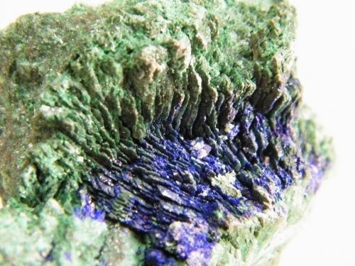 Azurite and Malachite<br />Tsumeb Mine, Tsumeb, Otjikoto Region, Namibia<br />66mm x 54mm x 41mm<br /> (Author: Heimo Hellwig)