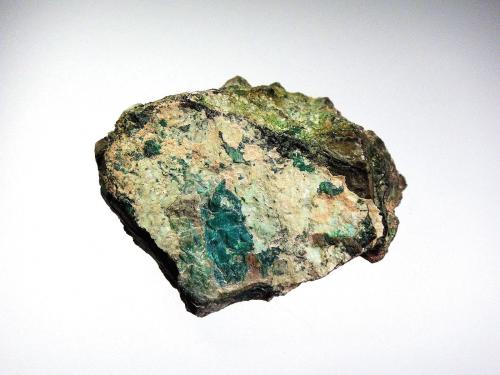 Faustita<br />Mina Copper King, Monte Schroeder, Subdistrito Maggie Creek, Carlin Trend, Condado Eureka, Nevada, USA<br />6 x 5 cm.<br /> (Autor: Antonio P. López)