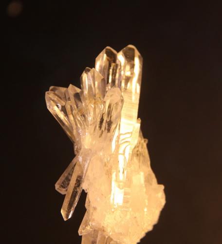 Quartz<br />Municipio Bolívar, Vélez Province, Santander Department, Colombia<br />78mm x 42mm x 40mm. Detail.<br /> (Author: franjungle)