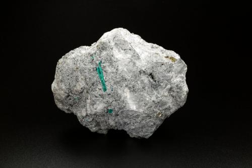 Beryl (variety emerald), Pyrite, Dolomite, Albite (variety cleavelandite)<br />Chivor Mining District, Camoyo Mine, Municipio Chivor, Eastern Emerald Belt, Boyacá Department, Colombia<br />95x79x69mm, main xl=16mm, pyritohedron=7mm<br /> (Author: Fiebre Verde)