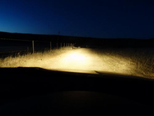 On my way home on a remote farm road. (Author: Pierre Joubert)