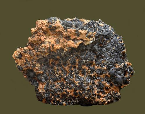 Todorokita<br />Amparo Mine, Barranc de Pedrafoc-Loma Plana, Montserrat/Monserrat, Comarca Ribera Alta, Valencia / València, Valencian Community / Comunitat Valenciana, Spain<br />52x46x20mm<br /> (Autor: Antonio Carmona)