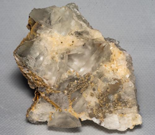 Fluorite, Calcite?, Aragonite?<br />Peñas Blancas Mine, Municipio San Pablo de Borbur, Western Emerald Belt, Boyacá Department, Colombia<br />65mm x 45mm x 35mm<br /> (Author: Bergur_E_Sigurdarson)