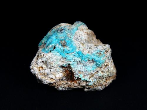 Zapatalita<br />Miguel Vacas Mine, Pardais and Conceição Parish, Vila Viçosa, Évora District, Alentejo Central Province, Alentejo Region, Portugal<br />4 x 4 cm.<br /> (Autor: Antonio P. López)