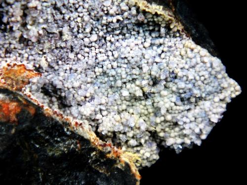 Fluellita y Fluorwavellita<br />Mina Willard, Distrito Willard, Condado Pershing, Nevada, USA<br />Campo de visión 4 cm.<br /> (Autor: Antonio P. López)