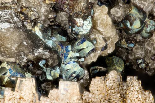 Tennantite<br />Walton Baryte Mine, Walton, Hants County, Nova Scotia, Canada<br />FOV = 2.9 mm<br /> (Author: Doug)