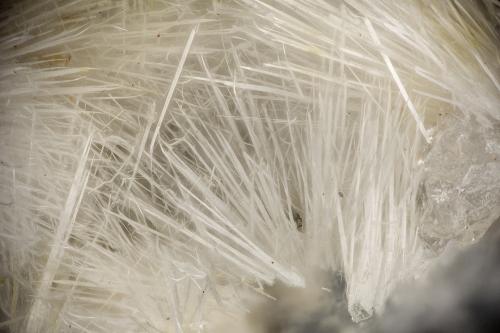 Mesolite<br />Upper Ritter Quarry, Ritter, Grant County, Oregon, USA<br />FOV = 4.3 mm<br /> (Author: Doug)