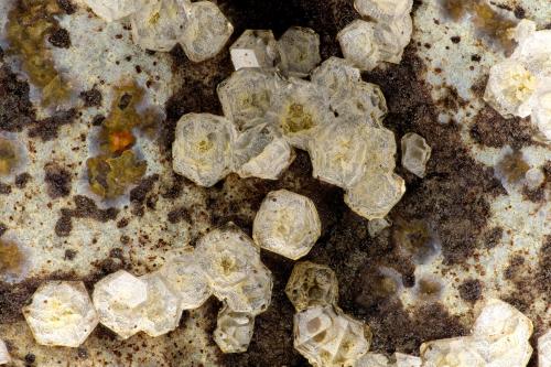 Paulingite-Ca<br />Arroyo Three Mile, Ritter, Condado Grant, Oregon, USA<br />FOV = 3.4 mm<br /> (Author: Doug)