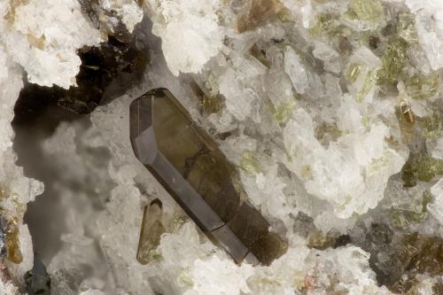 Enstatite<br />Summit Rock, Klamath County, Oregon, USA<br />FOV = 3.4 mm<br /> (Author: Doug)