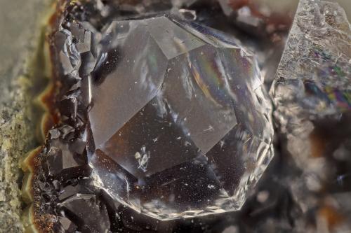 Analcime<br />Carretera Neer, Goble, Condado Columbia, Oregon, USA<br />FOV = 3.3 mm<br /> (Author: Doug)