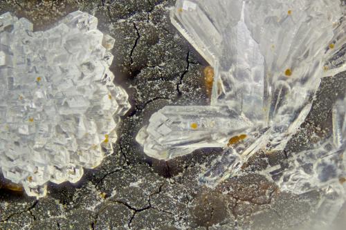 Phillipsite-K<br />Rock Island Dam, Rock Island, Douglas County, Washington, USA<br />FOV = 2.3 mm<br /> (Author: Doug)