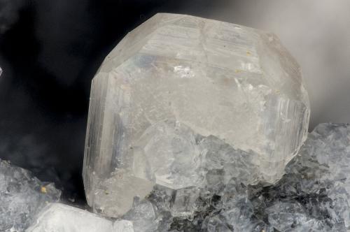 Fluorapophyllite-(K)<br />Devils Backbone, North Fork of John Day River, Ritter, Grant County, Oregon, USA<br />FOV = 3.3 mm<br /> (Author: Doug)