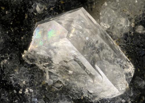 Fluorapophyllite-(K)<br />Devils Backbone, North Fork of John Day River, Ritter, Grant County, Oregon, USA<br />FOV = 3.4 mm<br /> (Author: Doug)