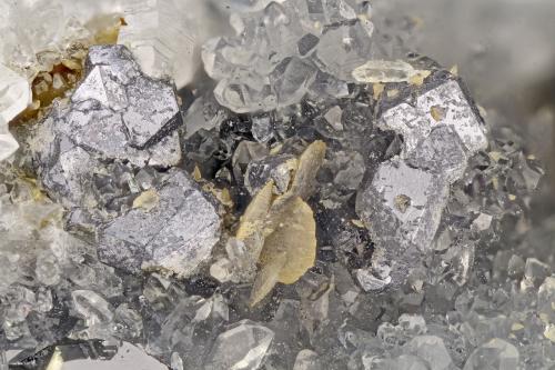 Galena, Siderite<br />Keystone Mine, Coquihalla Pass, Nicola Mining Division, British Columbia, Canada<br /><br /> (Author: Doug)