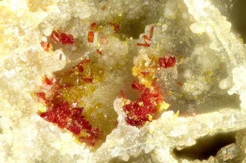 Carmionite, Gartrellite<br />Gold Hill Mine, Gold Hill, Gold Hill District, Tooele County, Utah, USA<br />FOV = 1.3 mm<br /> (Author: Doug)