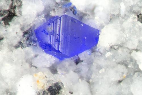 Callaghanite<br />Sierra Magnesite Mine (Premier Chemicals Mine), Gabbs, Gabbs District, Nye County, Nevada, USA<br />FOV = 0.4 mm<br /> (Author: Doug)