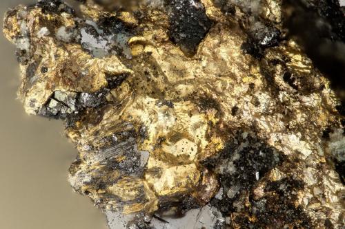 Gold<br />Silbak Premier Mine, Stewart, Skeena Mining Division, British Columbia, Canada<br />FOV = 1.5 mm<br /> (Author: Doug)