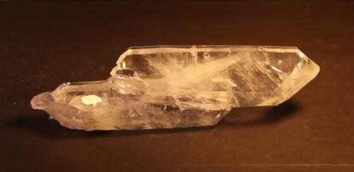 Quartz (Faden)<br />Muzo mining district, Western Emerald Belt, Boyacá Department, Colombia<br />117mm x 35mm x 16mm<br /> (Author: franjungle)