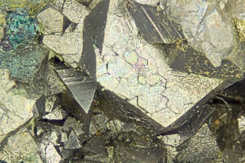 Arsenopyrite<br />Halamanning Mine, Saint Hilary, Mount's Bay District, Cornwall, England / United Kingdom<br />FOV = 4.0 mm<br /> (Author: Doug)