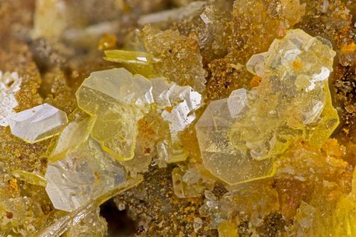 Wulfenite<br />Deer Trail Mine, Cottonwood Creek, Baldy Peak (Mount Baldy), Tushar Mountains, Marysvale, Mount Baldy District, Piute County, Utah, USA<br />FOV = 3.3 mm<br /> (Author: Doug)