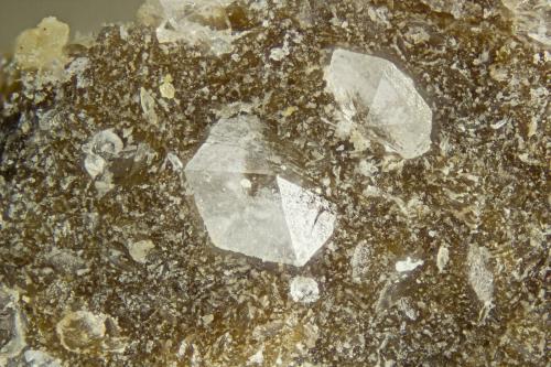 Fluorapatite<br />Park Slip West, Cefn Cribwr, Bridgend, Wales / United Kingdom<br />FOV = 2.0 mm<br /> (Author: Doug)