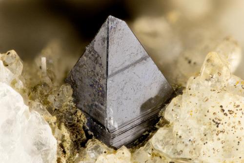 Anatase<br />Plan-du-Lac, Saint Christophe en Oisans, Comuna Le Bourg d'Oisans, Isère, Auvergne-Rhône-Alpes, Francia<br />FOV = 2.8 mm<br /> (Author: Doug)