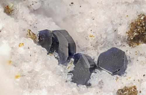 Osumilite<br />Obsidian Cliffs, North Sister Mountain, McKenzie Pass, Lane County, Oregon, USA<br />FOV = 2.0 mm<br /> (Author: Doug)