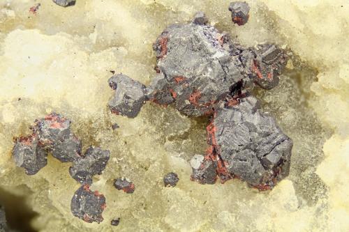 Metacinnabar<br />Mount Diablo Mine, Mount Diablo, Mount Diablo State Park, Clayton, Contra Costa County, California, USA<br />FOV = 4.0 mm<br /> (Author: Doug)