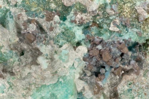 Chlorargyrite<br />Blue Bell Mine, Baker, Soda Lake Mountains, San Bernardino County, California, USA<br />FOV = 2.2 mm<br /> (Author: Doug)