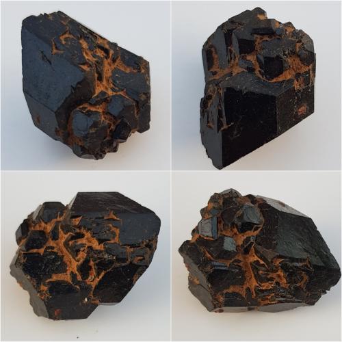 Augita<br />Volcán Roca Negra, Santa Pau, Olot, Comarca Garrotxa, Gerona / Girona, Cataluña / Catalunya, España<br />2,5 x 2 x 2 cm<br /> (Autor: prudenci gatell)