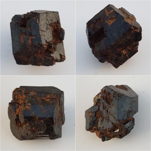 Augita<br />Volcán Roca Negra, Santa Pau, Olot, Comarca Garrotxa, Gerona / Girona, Cataluña / Catalunya, España<br />2,5 x 2 x 2 cm<br /> (Autor: prudenci gatell)