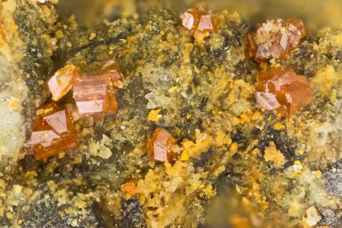 Calderonite<br />C and B Mine, Dripping Spring Mountains, Christmas, Banner District, Gila County, Arizona, USA<br />FOV = 1.3 mm<br /> (Author: Doug)