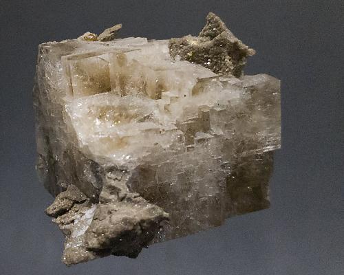 Fluorite<br />Flamboro Quarry, West Flamborough Township, Hamilton, Ontario, Canada<br />3 X 2.5 cm<br /> (Author: Richard Arseneau)